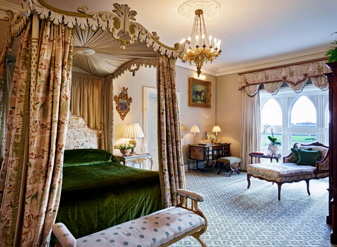Ashford Castle Reagan Suite bed